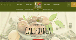 Desktop Screenshot of californiafruitgifts.com