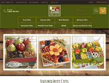Tablet Screenshot of californiafruitgifts.com